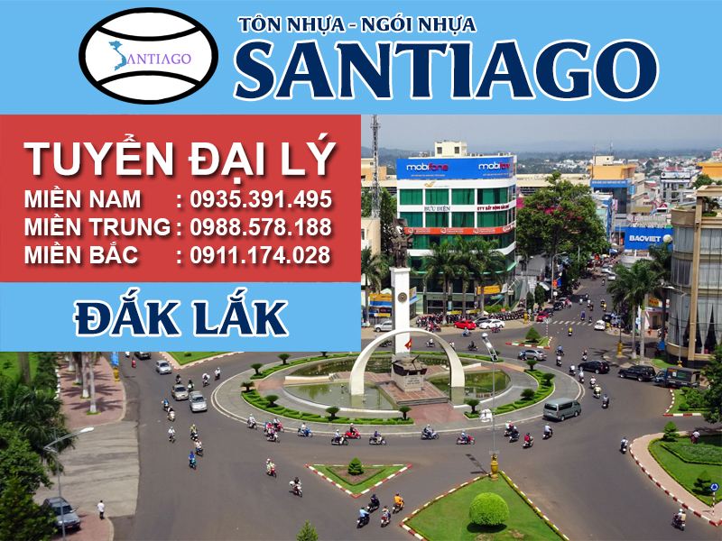 Tôn ngói nhựa Santiago – Đắk Lắk