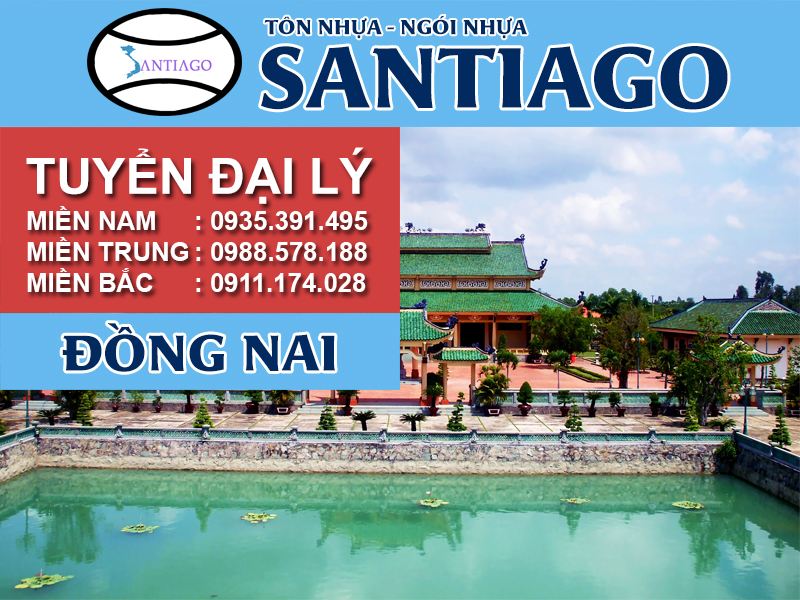 Tôn ngói nhựa Santiago – Đồng Nai