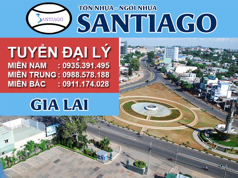 Tôn ngói nhựa Santiago – Gia Lai