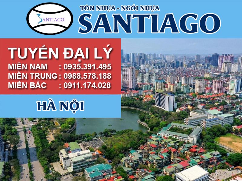 Tôn ngói nhựa Santiago – Hà Nội