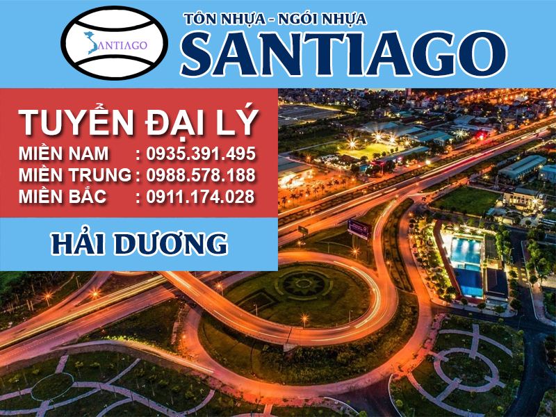 Tôn ngói nhựa Santiago – Hải Dương