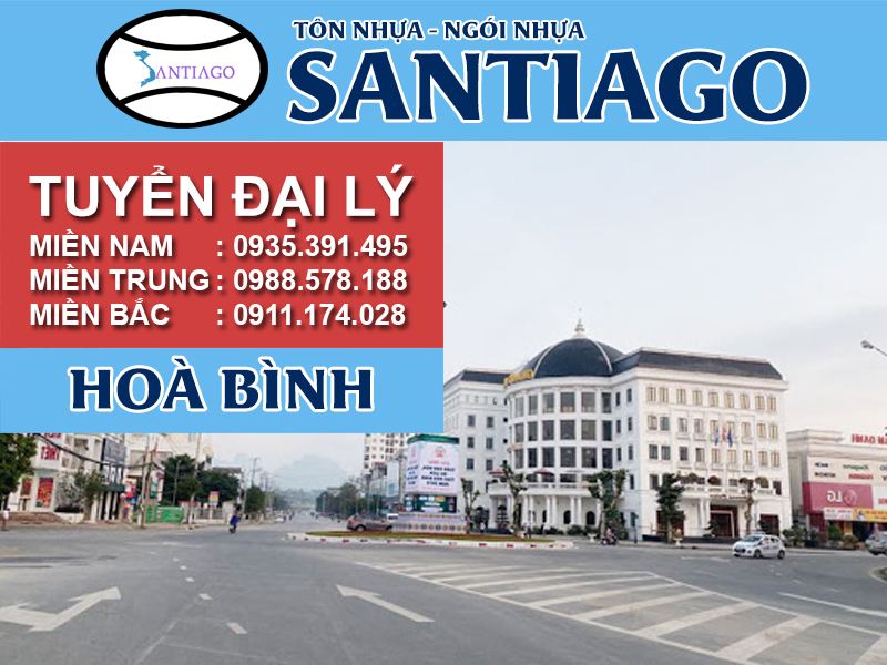 Tôn ngói nhựa Santiago – Hòa Bình