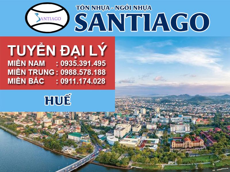 Tôn ngói nhựa Santiago – Huế