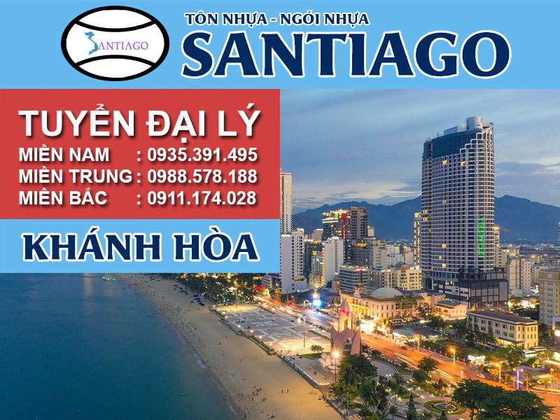 Tôn ngói nhựa Santiago – Khánh Hòa