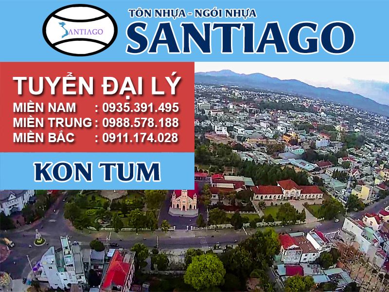 Tôn ngói nhựa Santiago – Kon Tum