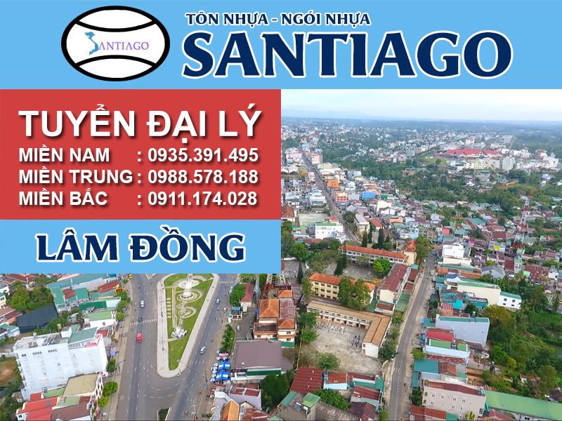 Tôn ngói nhựa Santiago – Lâm Đồng