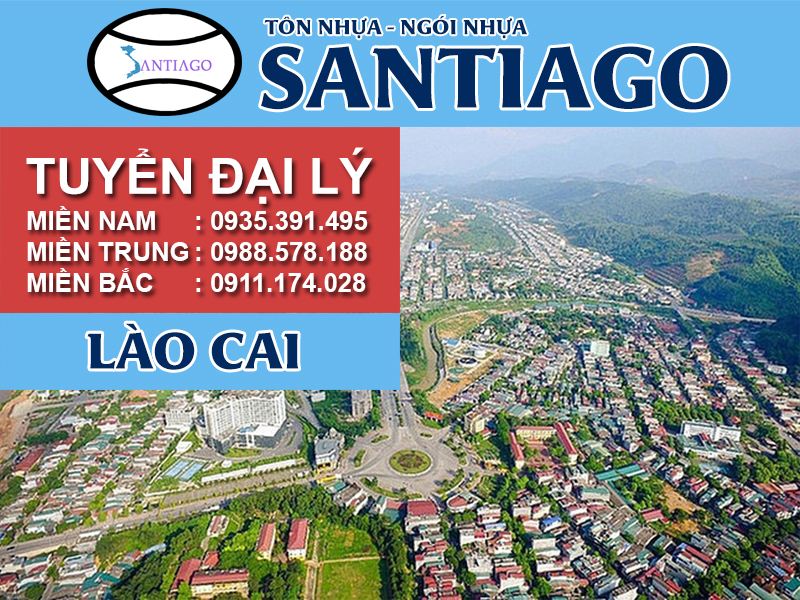 Tôn ngói nhựa Santiago – Lào Cai