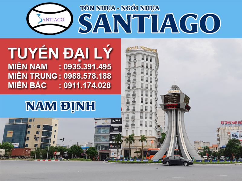 Tôn ngói nhựa Santiago – Nam Định