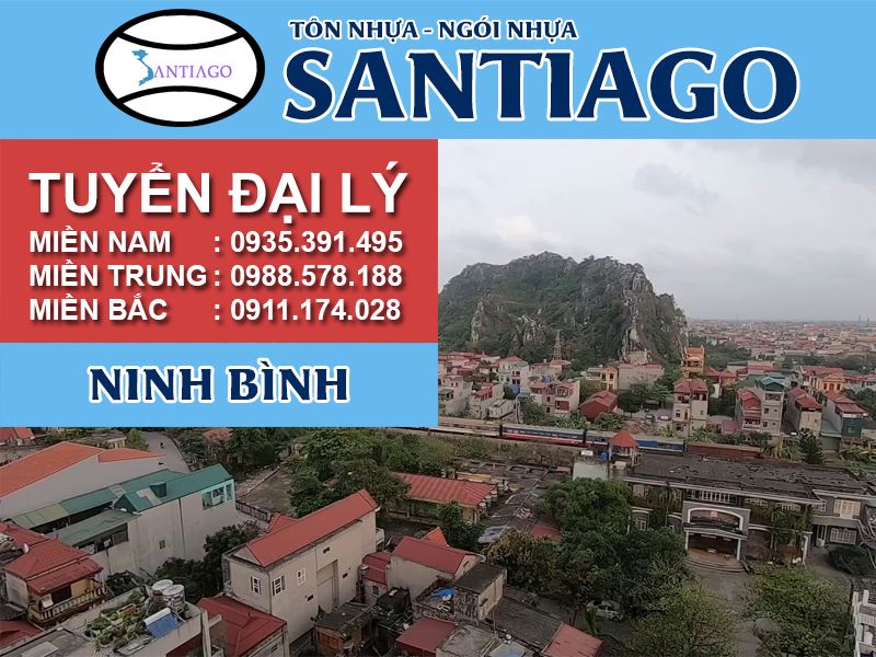 Tôn ngói nhựa Santiago – Ninh Bình