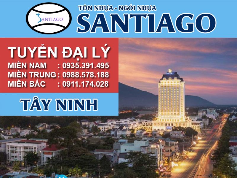 Tôn ngói nhựa Santiago – Tây Ninh