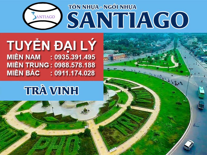 Tôn ngói nhựa Santiago – Trà Vinh