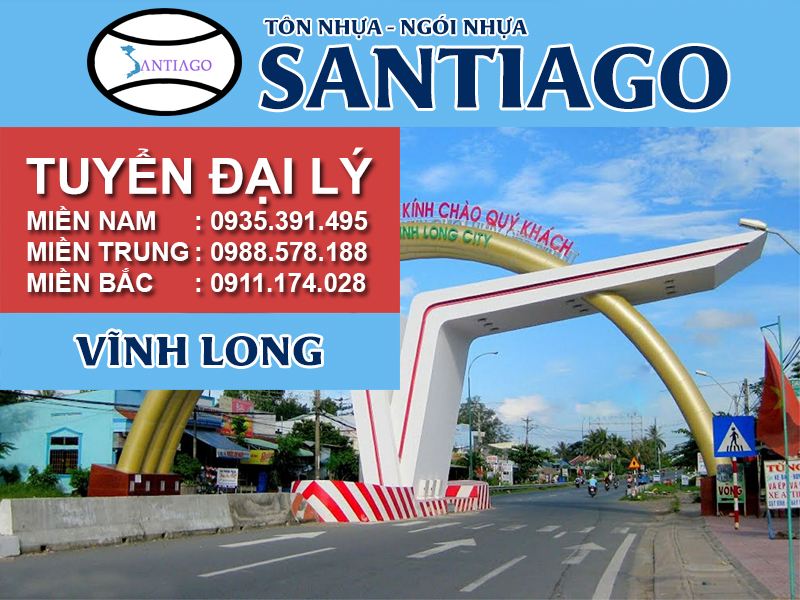 Tôn ngói nhựa Santiago – Vĩnh Long