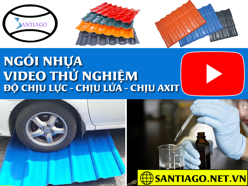 video thử nghiệm ngói nhựa